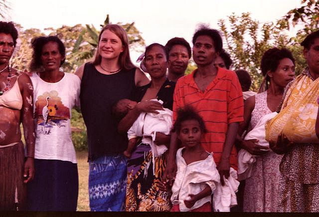 Photos of Kira Salak in Papua New Guinea