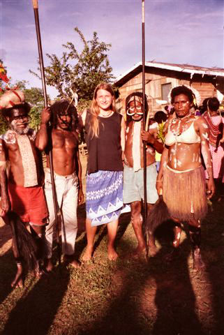 Photos of Kira Salak in Papua New Guinea