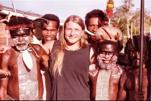 Photos of Kira Salak in Papua New Guinea