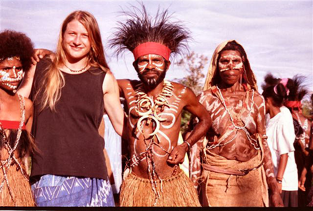 Photos of Kira Salak in Papua New Guinea