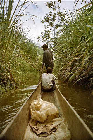 Photos of Kira Salak in Papua New Guinea