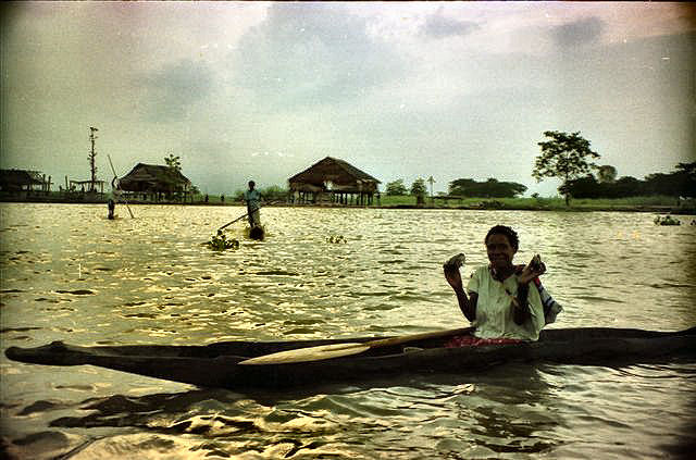 Photos of Kira Salak in Papua New Guinea